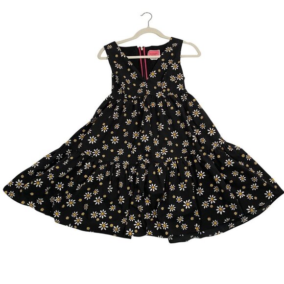 Kate Spade Daisy Dots Vineyard Dress floral tiered babydoll mini dress size 2 - Picture 5 of 13
